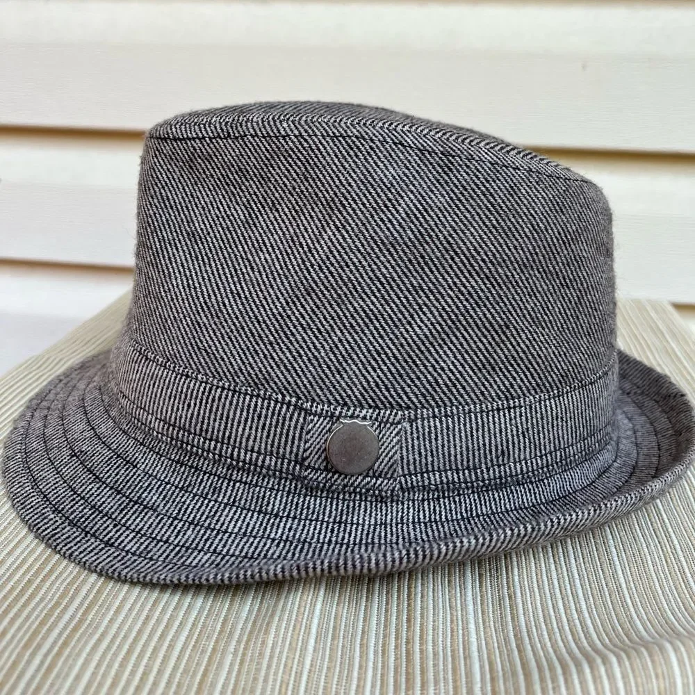 The Blueberry Hill Brown Unisex Toddler Hat, Side Button, OS